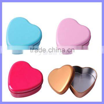 73mm x 38mm Best Choice for Candy Chocolate Factory Price Wedding Heart Tinplate Box photo-1