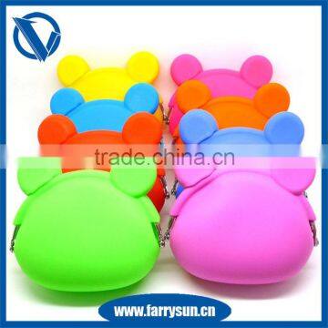Candy Color Lovely Silicone Coin Purse Silicone Pouch Multi-functional Mini Coin Purse photo-2