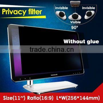 Privacy laptop screen film for 11 inch 16:9 oem