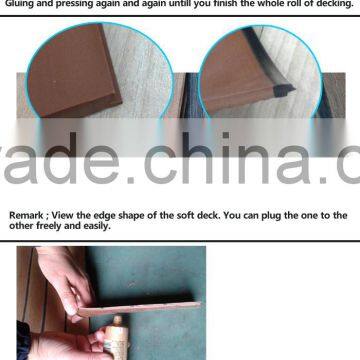 190mm*5mm Soft PVC Decking
