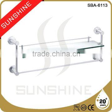 SBA-6113 Glass Shelf With Towel Bar