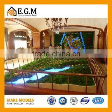 Miniature architectural model making for real estate building model