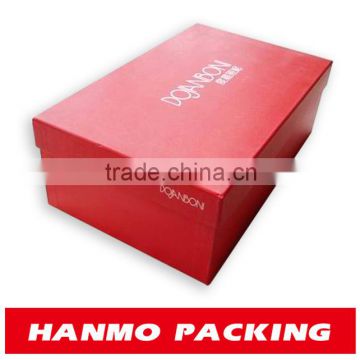 custom made&printed shoe box with a bag factory price