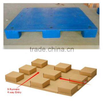 Heavy duty single faced style 4 way entry Plastic pallet substitute honeycomb pallet