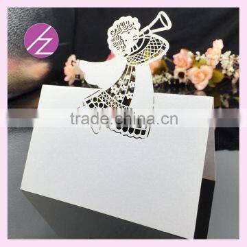 Laser Cut Table Name Place Cards/ Seat Cards Various of Colors for wholesale and retail lover /bride and groom design