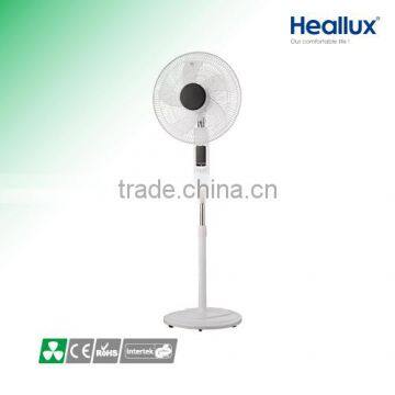 Electric stand fan with remote control