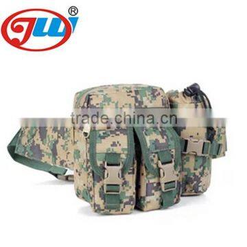 Camo pattern travel waist bag