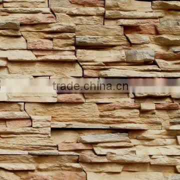 rough slate culture stone external wall cladding