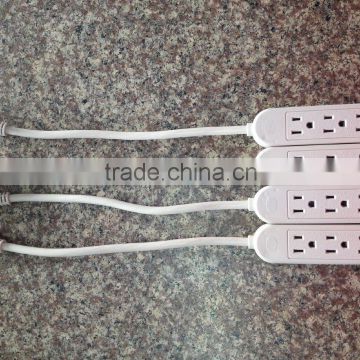 3 outlets power strip for USA