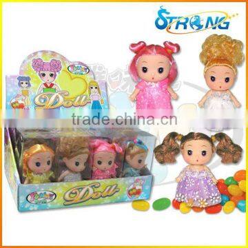 Lovely Girl Doll toy with jelly bean