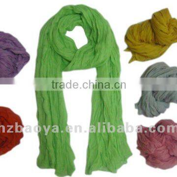 Crinkle cheap scarf hot Monochrome scarves for woman cheap scarf