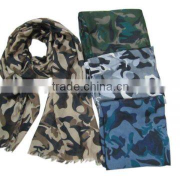 100%plyester camouflage pattern scarf