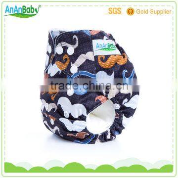 2016 china wholesale ananbaby reusable cloth baby washable diaper nappy