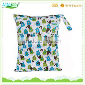 Polyester Baby Pocket Diaper Bags/ Wet Bags With Thick Handle photo-5