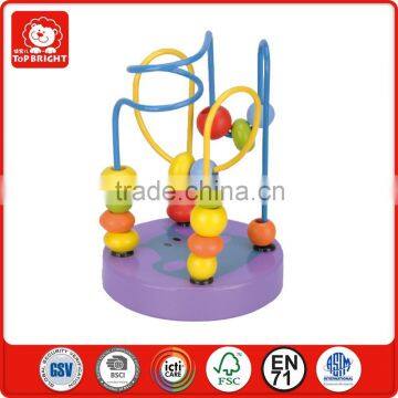 my alibaba purple base MDF base teawood beads EN71 authentication secure little kids hippo animal cheap roller coaster for sale