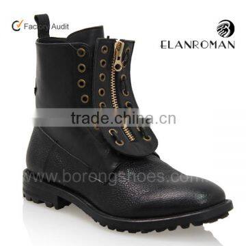 Fashion mens genuine leather boots soft leather boots for men wholesale