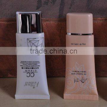 Plastic Packaging Oval Cosmetic Make up bb Cream Tube Silvery Cap photo-2