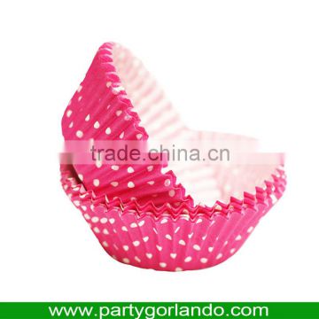 D.50xH.32mm 1C polka dot printing paper baking cake cup cases