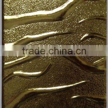 multi color patterned glass with back painting