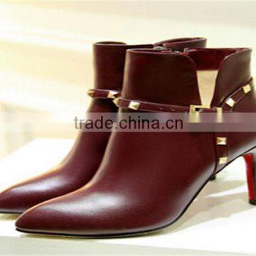 ankle boots for men high heel leather boots New arrival women boots high heels