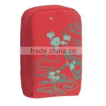 good quality red color camera bag