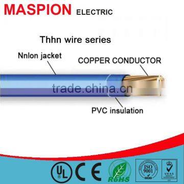 UL standard THHN electrical power wire cable with NYLON jacket copper wire flexible wire 300v 450v 600v 750v