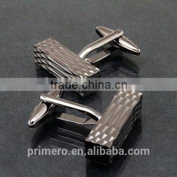 PRIMERO 2015 Fashion Jewelry 316l Poppy Cufflink Opal Cufflinks Laser Pattern Cufflinks French Cufflinks Classic Cufflinks photo-4