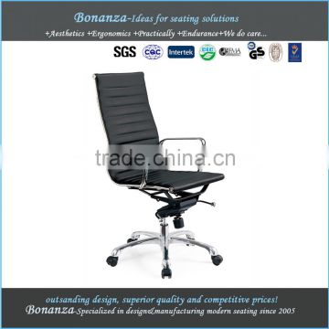 genuine leather high back office chair 9938# modern design high back office chair