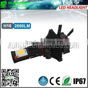 Universal 2690lms H16 CREE Xlamp CXA1507 LED headlight kit