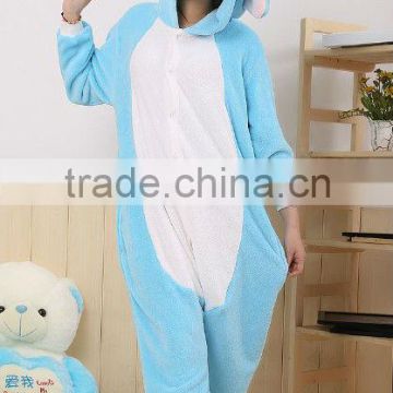 Blue elephant onesie in winter animal pajamas costumes CW-1089