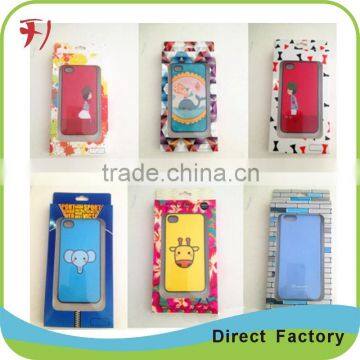 China window paper boxes with clear PVC for baby teething toy