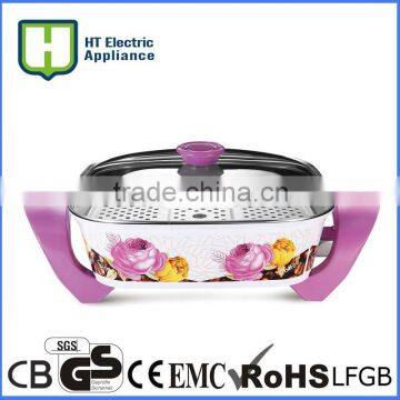 Non Smoking Frying Pan Double Coating Baking Pan