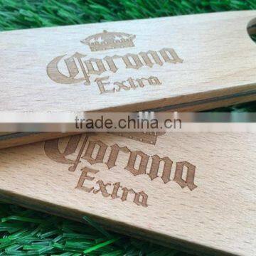Solid Wood Handle Rectangular Beer Bottle Opener photo-4