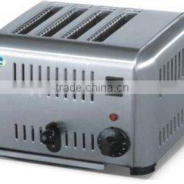 electric 4-slice portable and commercial house hold stainless steel silver bread toaster made in China