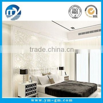 Korean style nonwoven 3d wall wallpaper with cheap price