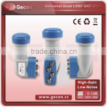 2016 4K digital type Universal Ku-band Quad LNBF/ low noise/high gain/ factory price