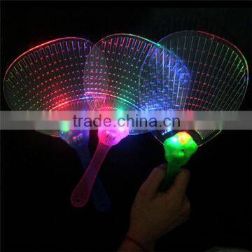 Hot sale glowing led hand fan cheering led light hand fan