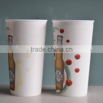 Cold Reactive Color Change Plastic Coffee Cup With Customized Logo photo-4
