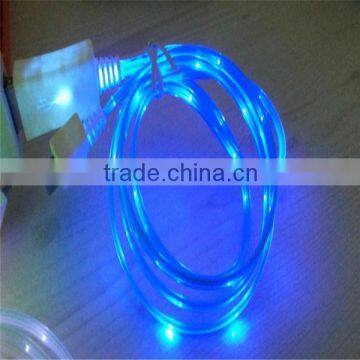 sync charger led usb cable micro phone led usb cable for charger