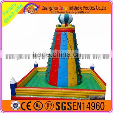 Popular 8m Height Giant Inflatable Climbing Wall