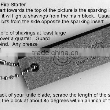 Fire Starter Type Survival Tactical Gear Ferrocerium Firesteel Magnesium Fire Starter photo-6