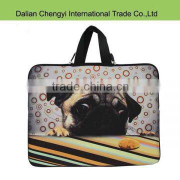 New fabric neoprene laptop bag with printing