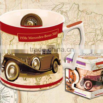 CARMANI gift set - mug OLD VEHICLES design