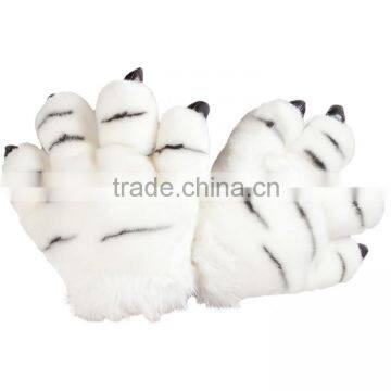 Funny Soft Plush Monster Paw Claw Gloves