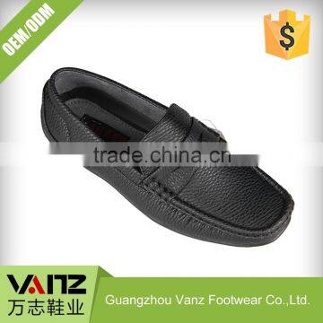 Customized OEM ODM PU Leather Slip-on Rubber Loafers Casual Shoes