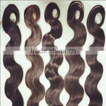 Body wave 100% virgin indian hair human body hair weave distributors