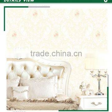 2015 modern diamond design embossed vinyl 3D wallpaper from china wallpaper factory