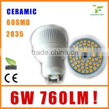 LED GU10 SMD 2835 60smd led gu10 6w 690lm