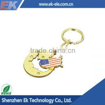 OEM Hot Sell Delicate Multicolor Custom Metal Keychain and Promotional Keyring photo-5