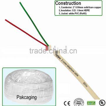 2 cores telephone cable